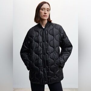 Mango Lightweight quilted anorak